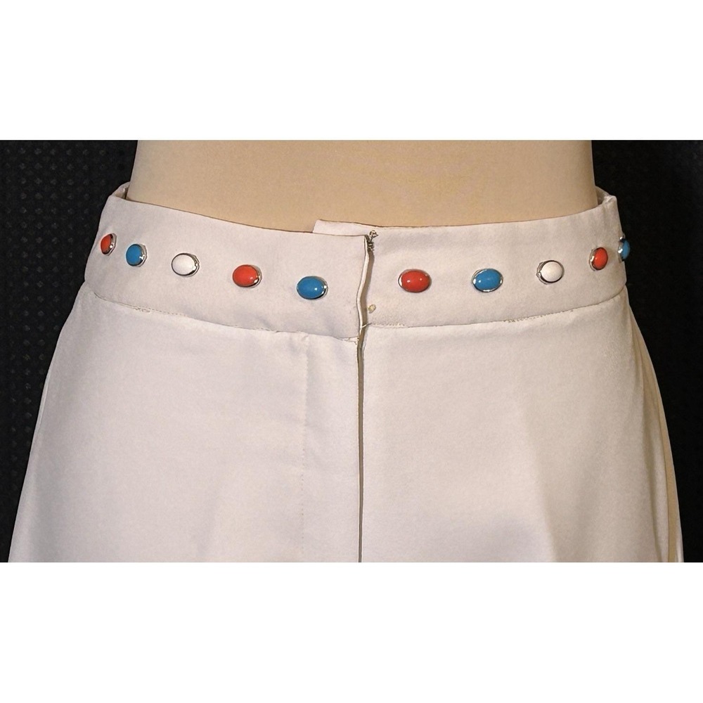 Vintage Sir James 60s 70s Polyester Pant Suit Dagger Flare Disco Mod Rockabilly - Picture 10 of 14